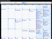 Tablet Screenshot of calendar.qldraceways.com.au